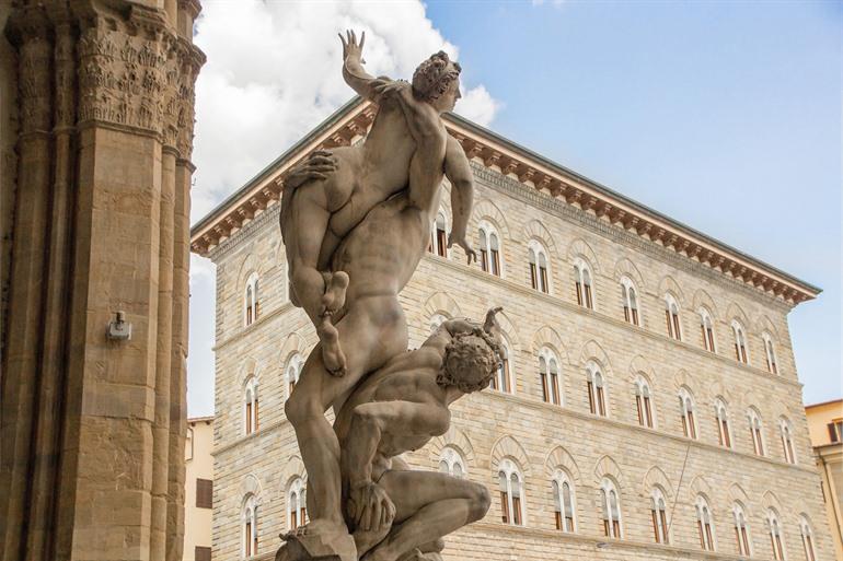 Standbeelden op Piazza della Signoria, Firenze