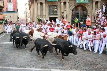 Stierenrennen Pamplona