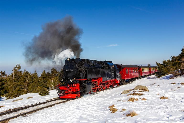 Stoomtrein Brockenbahn in de Harz