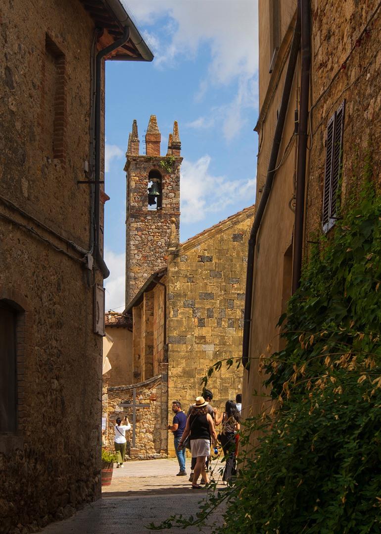 Straatbeeld Monteriggioni
