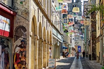 Straatbeeld van Laon