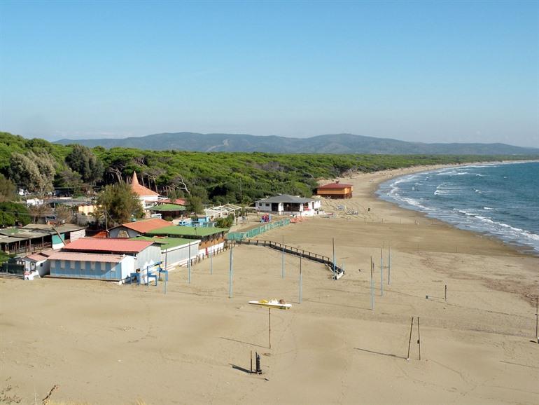 Strand bij Feniglia, Toscane