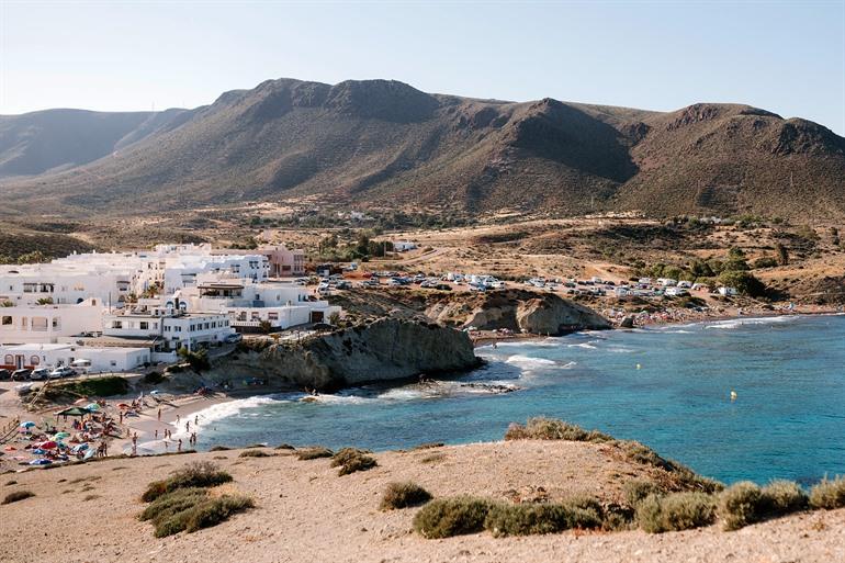 Strand bij natuurgebied Cabo de Gata-Níjar