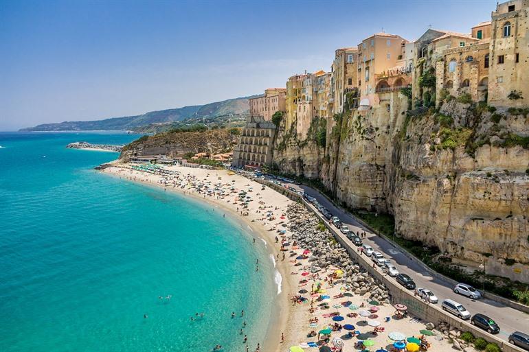 Strand bij Tropea
