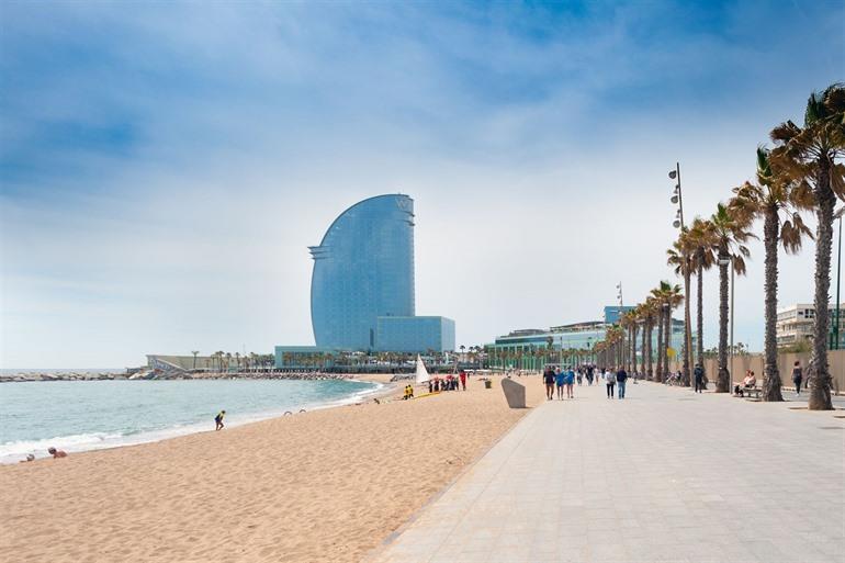Strand van Barcelona