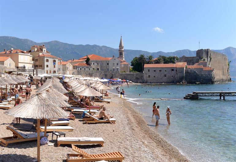 Strand van Budva