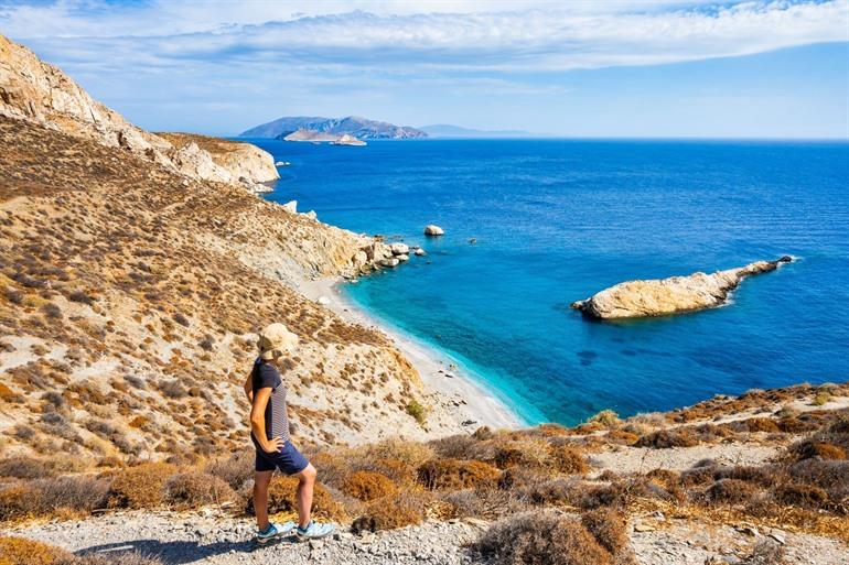 Strand van Katergo, Folegandros