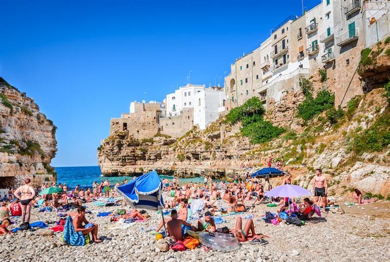 Strand van Polignano a Mare