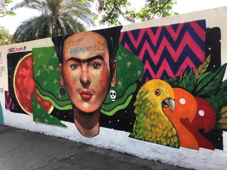 Street-art fietstour door Valencia, Spanje