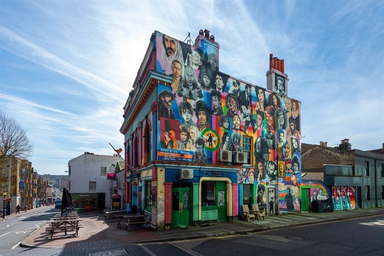 Street art in Brighton