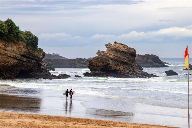 Surfen in Biarritz