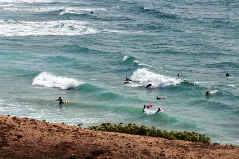 Surfen op het schiereiland Quiberon