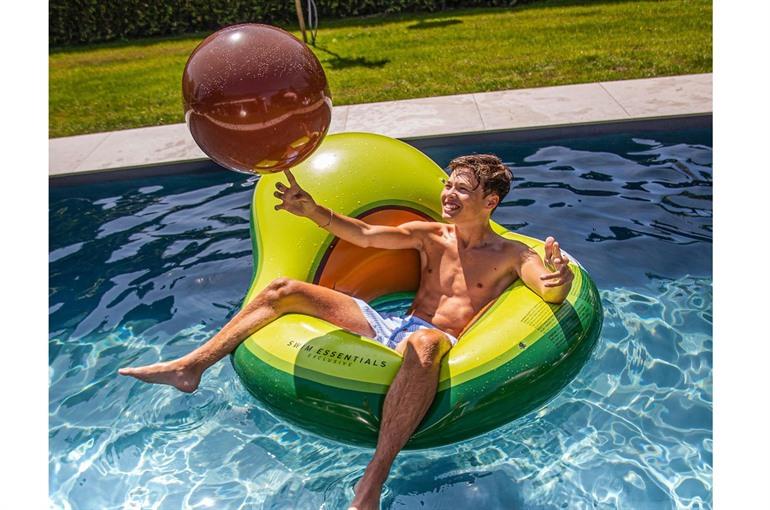 Swim Essentials Luchtbed Avocado Met Pit kopen
