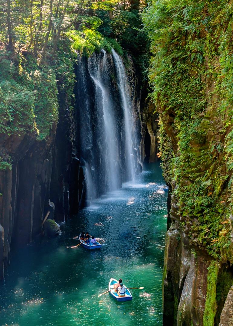 Takachiho-kloof in Kyushu