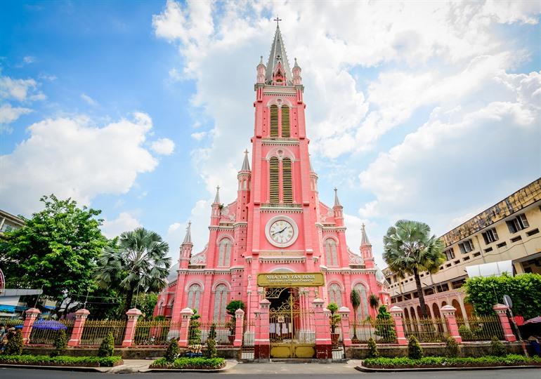 Tan Dinh Kerk in Ho Chi Minh City