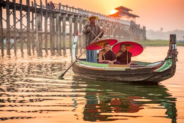 Taungthaman brug Myanmar
