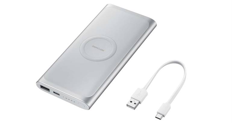 Telefoon met powerbank 