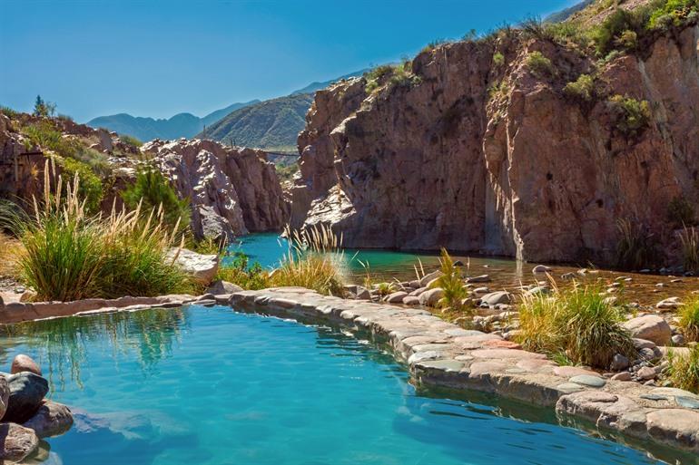 Termas de cacheuta in de buurt van Mendoza