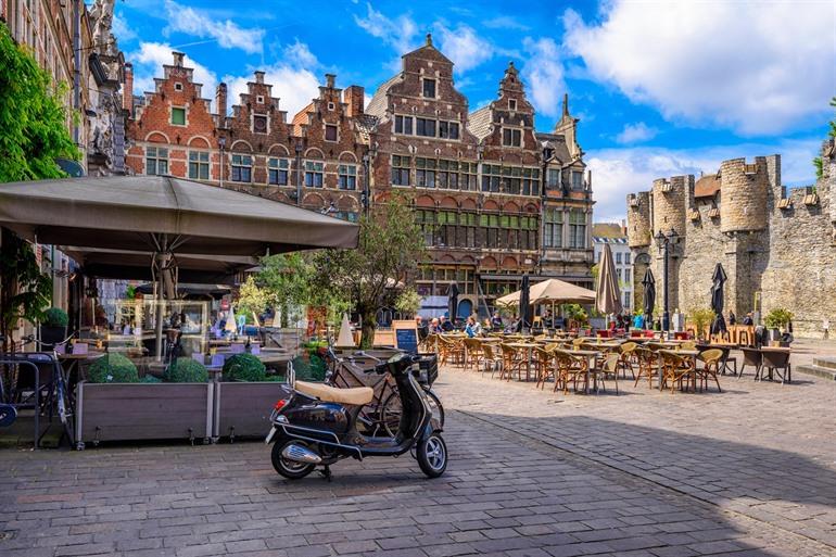 Terras in centrum Gent 