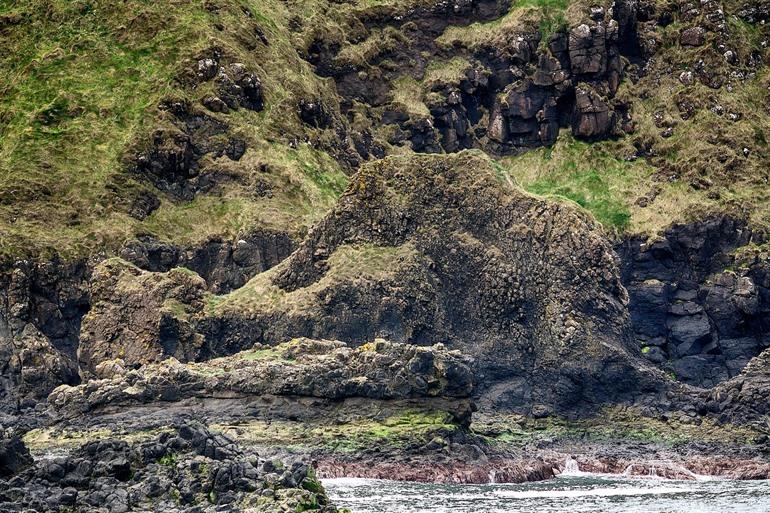The Camel's Hump bij Giant's Causeway, Noord-Ierland