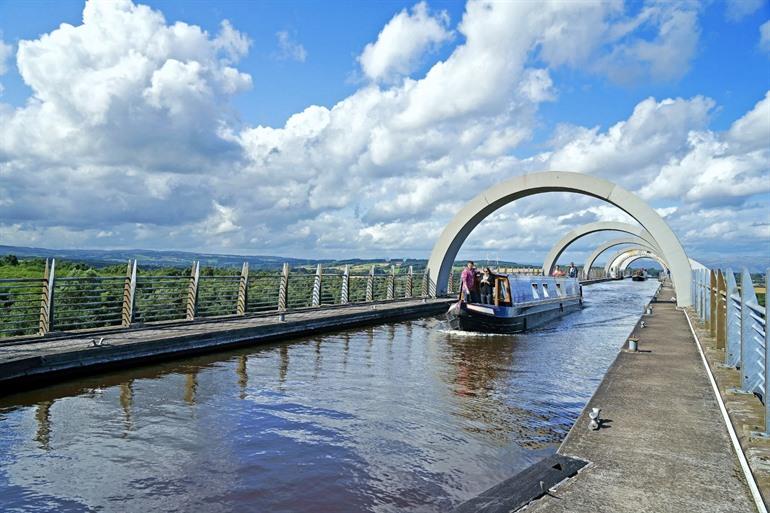 The Falkirk Wheel in Falkirk