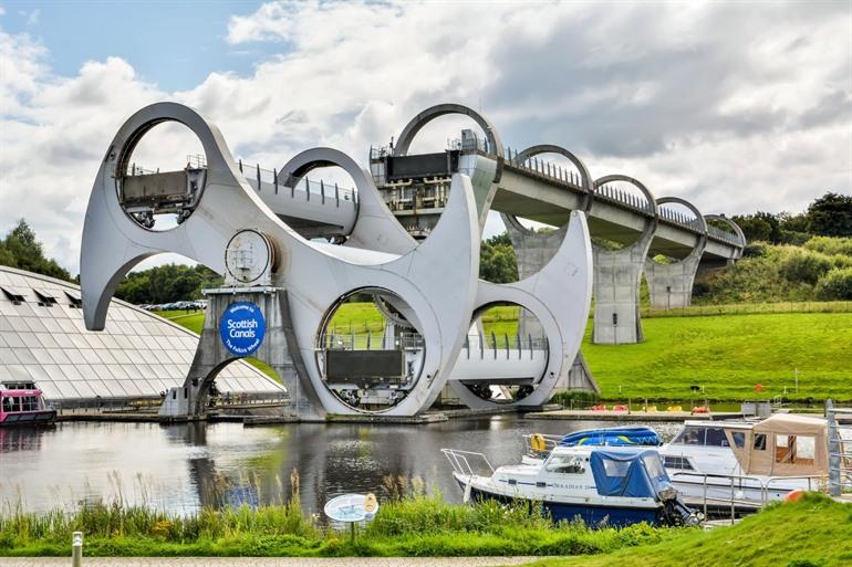 The Falkirk Wheel in Falkirk