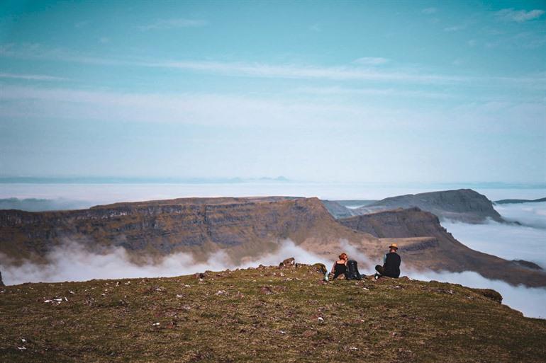 The Old Man of Storr wandeling, Schotland