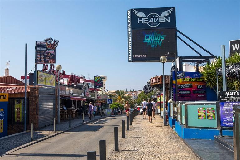 The Strip in Albufeira, Algarve