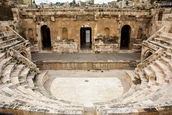 Theater van Odeon in Amman, Jordanië