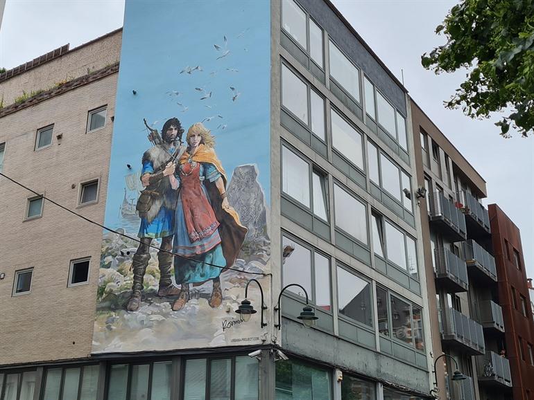 Thorgal stripmuur Brussel