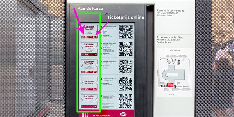 Tickets Sagrada Familia goedkoop online kopen