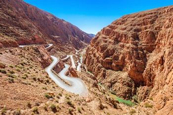 Todra-kloof Marokko