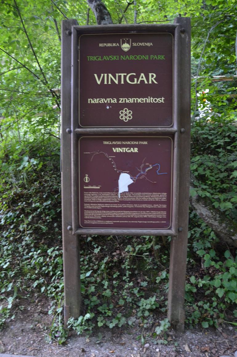 Toegang tot de Vintgarkloof