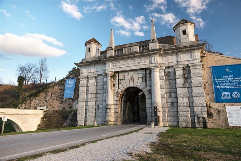 Toegangspoorten tot Palmanova, Italië