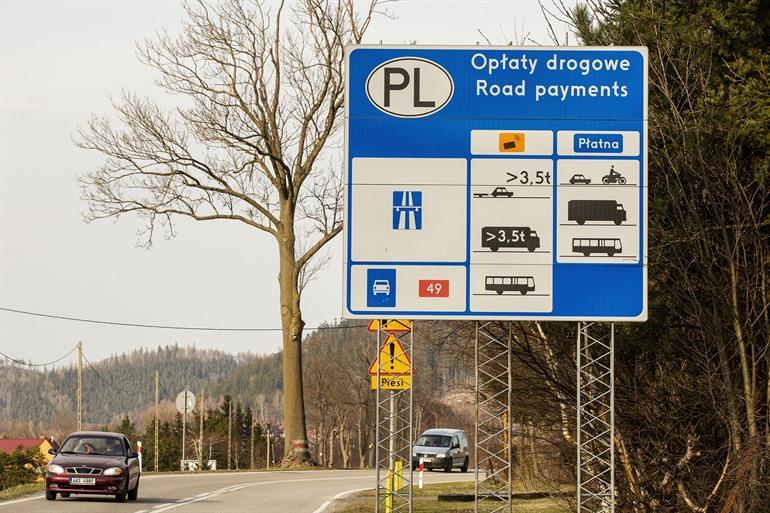 Tolwegen en tolvignetten in Polen