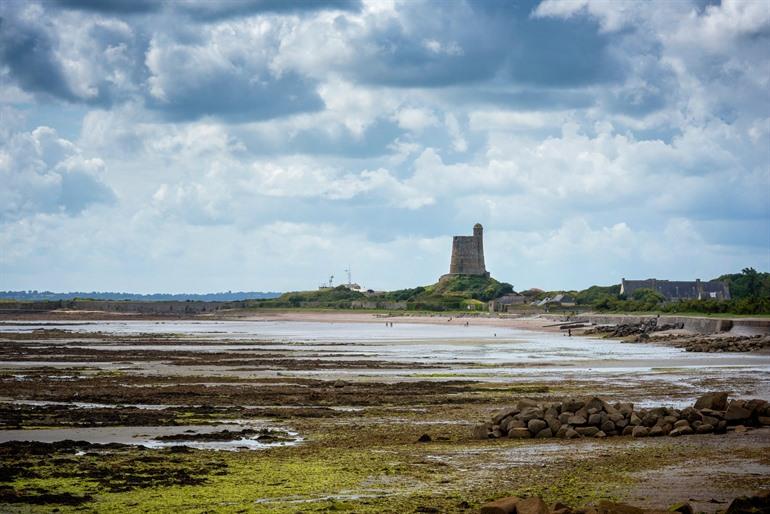 Toren van Vauban op Île de Tatihou, Normandië