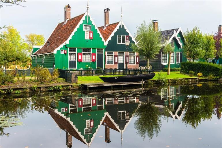 Traditionele huisjes Zaanse Schans