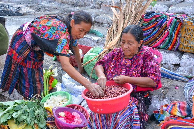 Traditionele indianen dorpjes