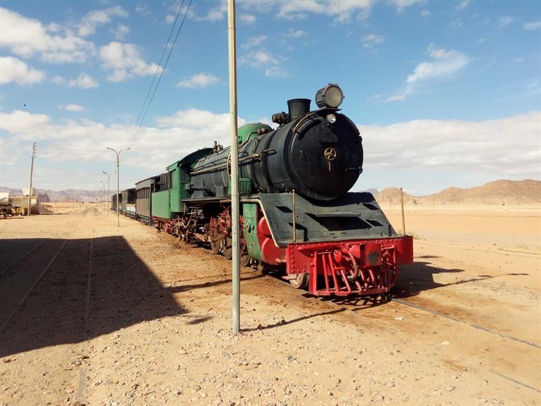Treinstation Hejaz van Wadi Rum, Jordanië