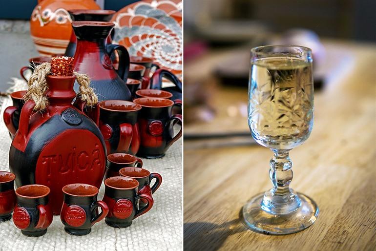 Tuica (sterke drank), Roemeense keuken
