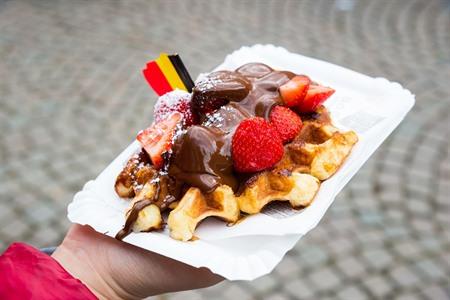 Typische Belgische wafel