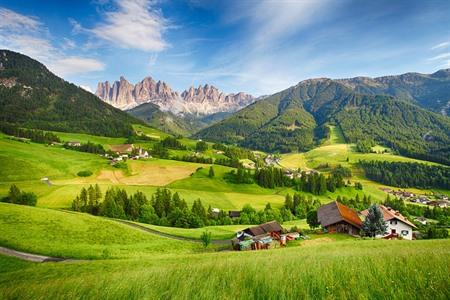 Uitzicht Dolomieten, Noord-Italië 