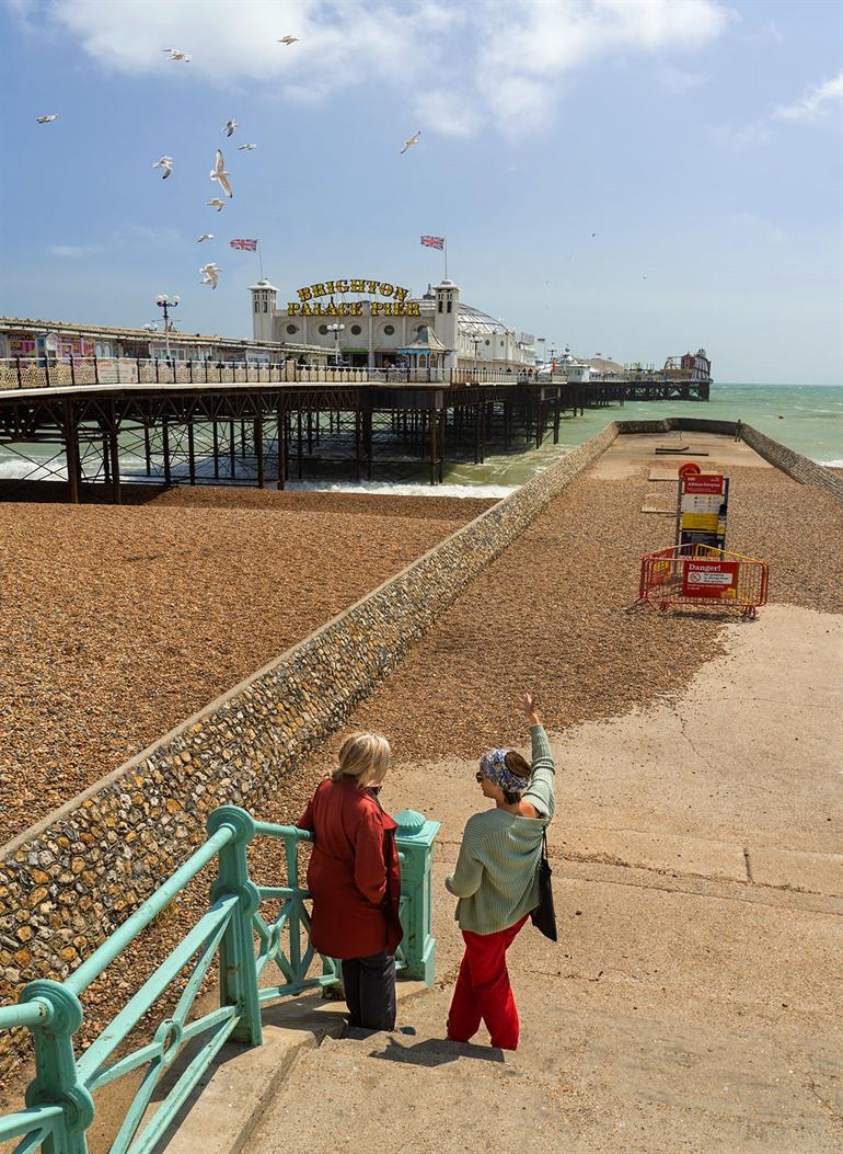 Uitzicht op Brighton Palace Pier, Brighton