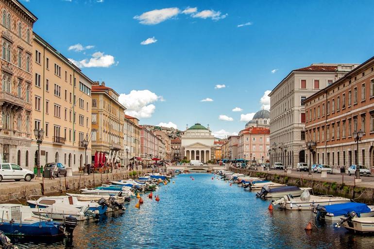 Uitzicht op Canal Grande di Trieste, Triëst