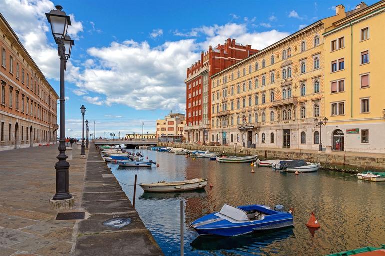 Uitzicht op Canal Grande di Trieste, Triëst
