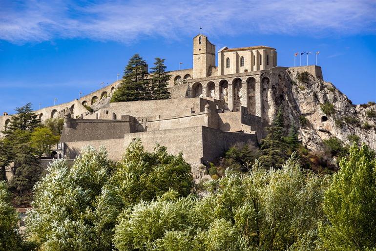 Uitzicht op de Citadel van Sisteron