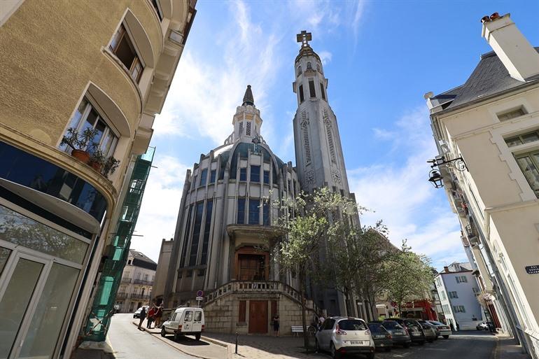 Uitzicht op de Église Saint-Blaise de Vichy