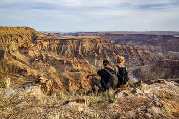 Uitzicht op de Fish River Canyon