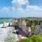 Uitzicht op de kliffen van Etretat, Normandië