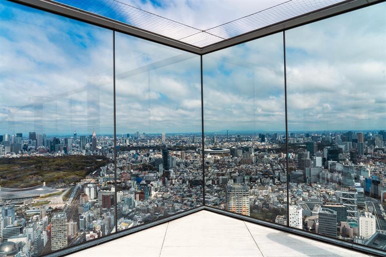Uitzicht op de Shibuya Sky